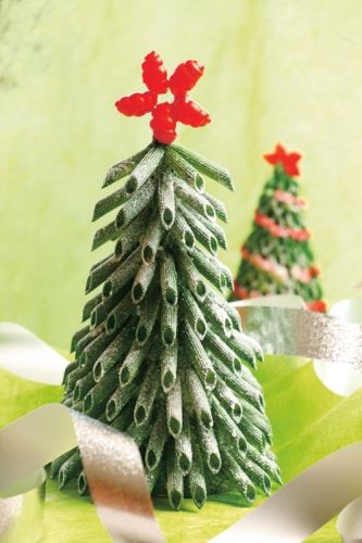 Albero di Natale di pasta