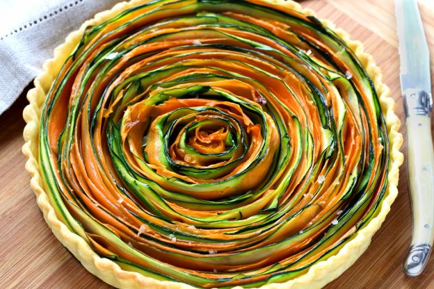 22. Torta salata di verdure a spirale