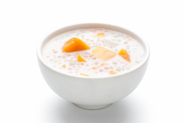 Dessert di tapioca al cocco