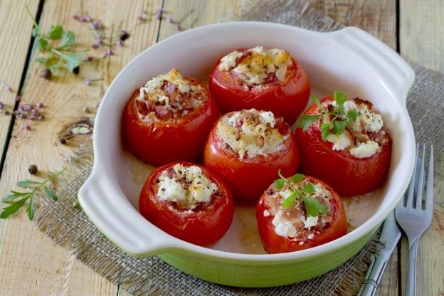 Pomodori ripieni di tofu