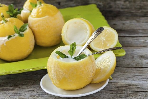 Sorbetto limone e basilico