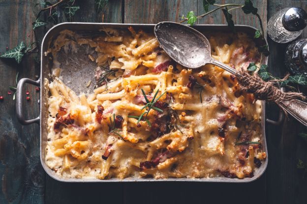 3. Pasta al forno al prosciutto