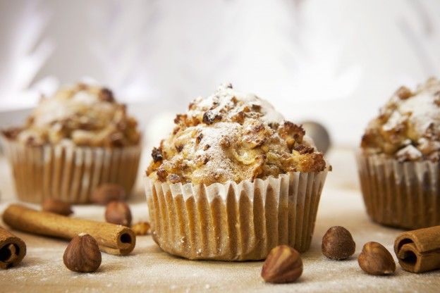 Muffin mele e nocciole