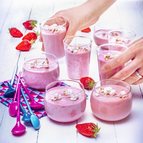 Mousse di fragole