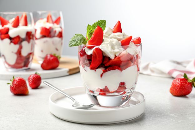 Fragole con panna