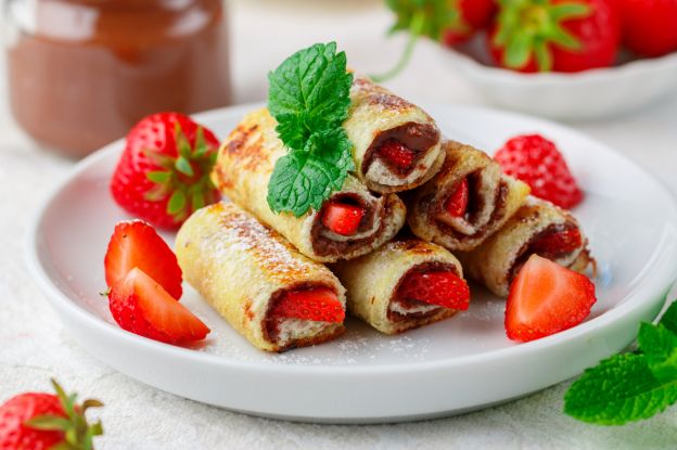 Rotolini di pancarré alla Nutella