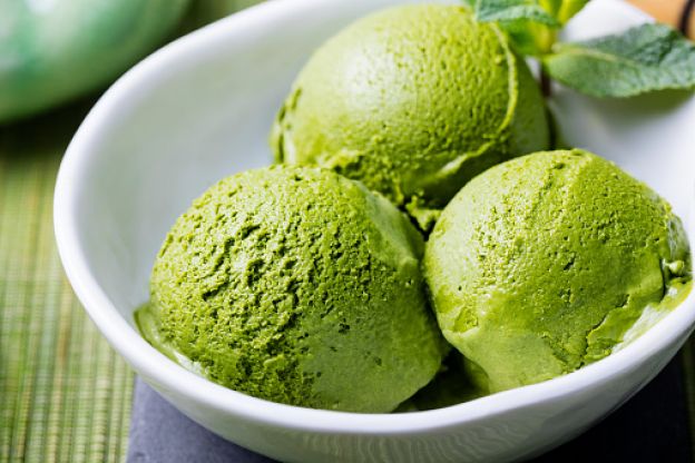 Gelato con spirulina