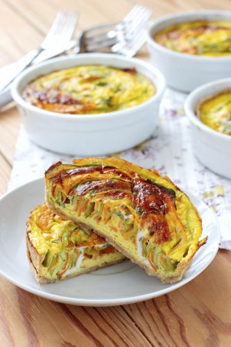 Tartelette di zucchine e carote