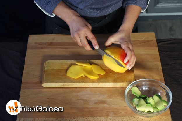 Preparazione del mango