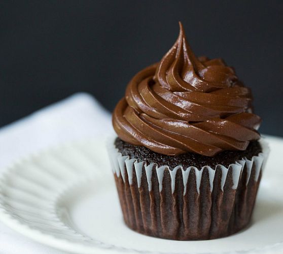 Cupcakes con crema al cioccolato