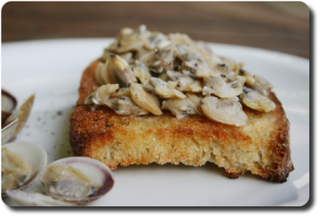 Bruschetta alle vongole