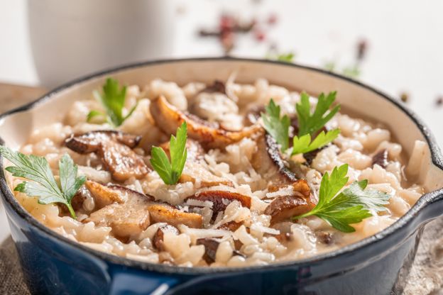 Risotto di grano ai funghi