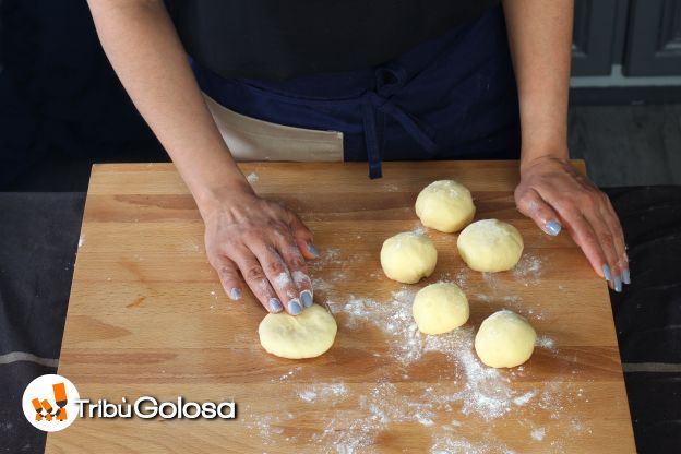 Preparazione delle brioches