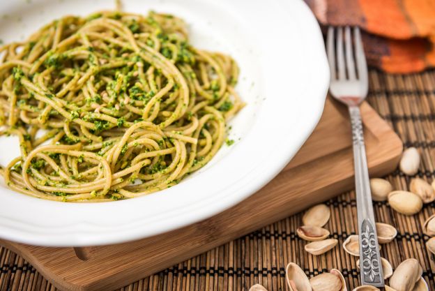 Pasta al pesto di pistacchio