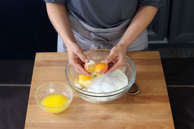 Preparazione della pasta da brioche