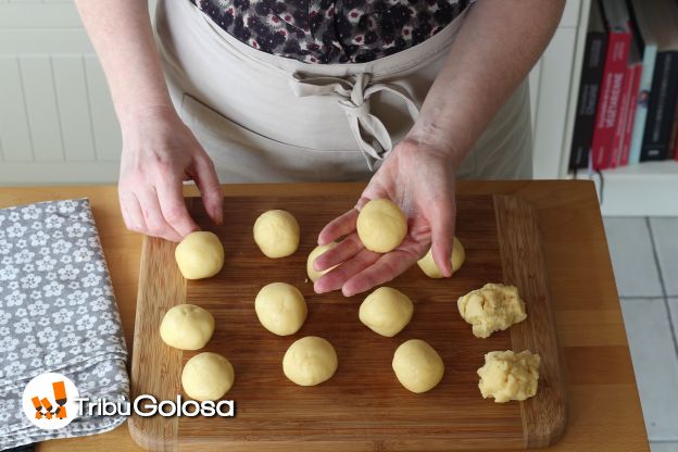 Preparazione dei biscotti