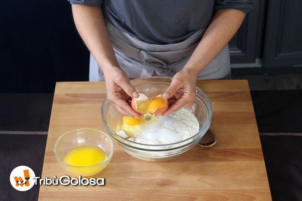 Preparazione della pasta da brioche