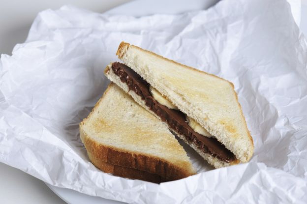 Panino alla banana e Nutella