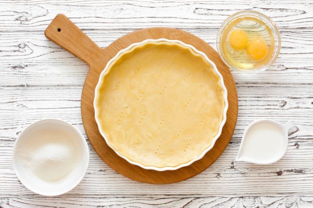 Non precuocere la pasta frolla per preparare una quiche