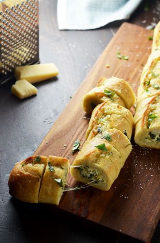 Pane ripieno di spinaci