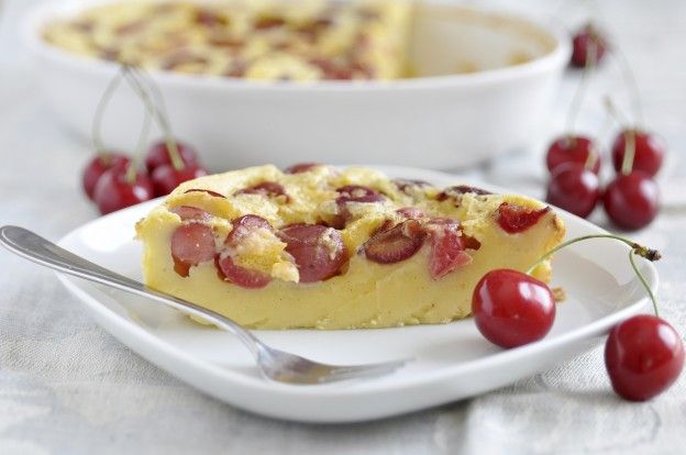 Clafoutis al latte di cocco