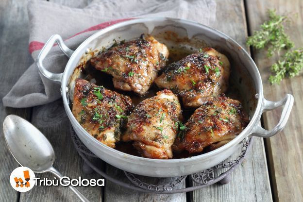 6. Pollo al forno caramellato