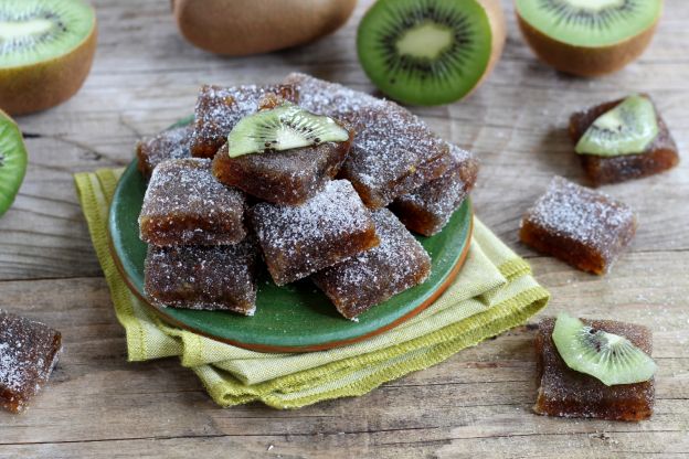 Brownie di kiwi