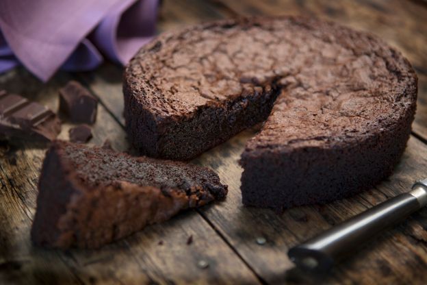 La torta al cioccolato