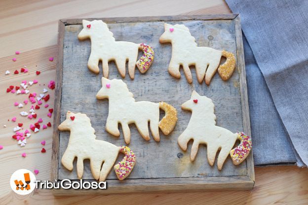 Biscotti a forma d'Unicorno