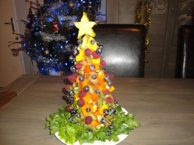 Albero di Natale di frutta