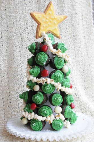 Albero di cupcakes