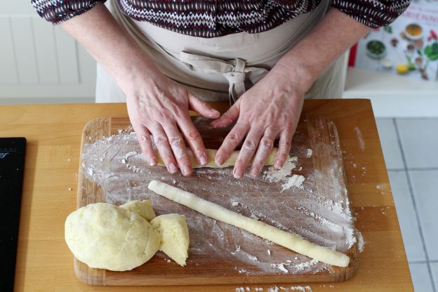 Preparazione degli gnocchi