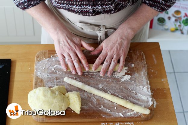 Preparazione degli gnocchi