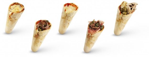 Pizza a forma di cono