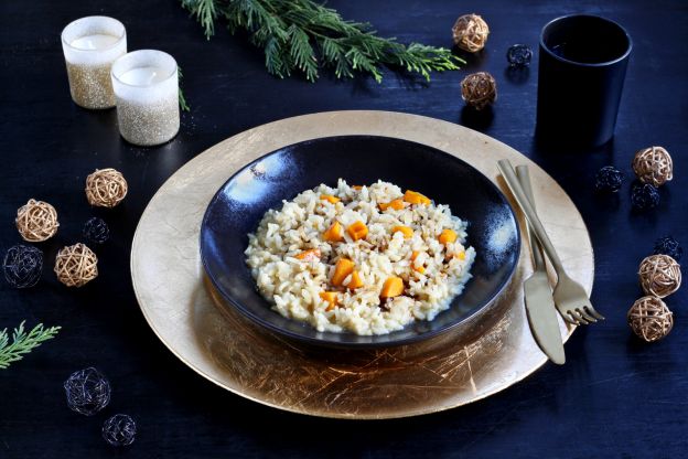 Risotto alla zucca ed aceto balsamico