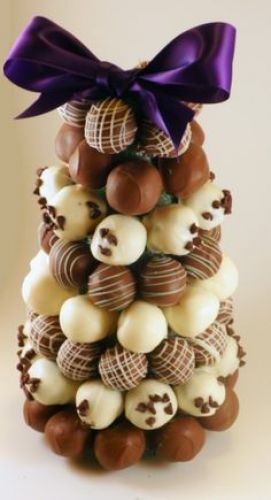 Albero di tartufi al cioccolato