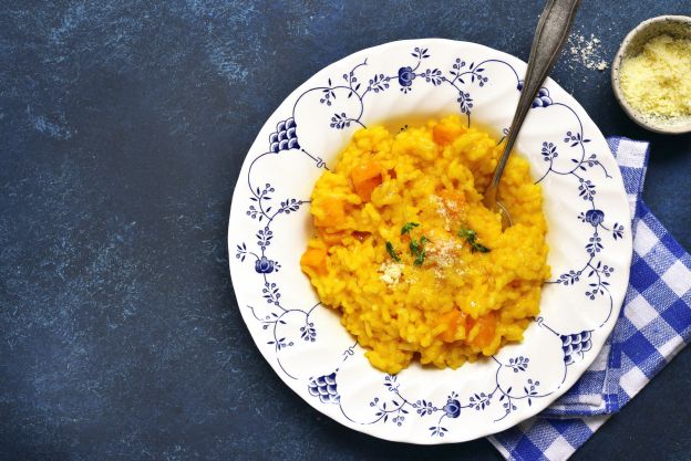 Risotto carote e zafferano