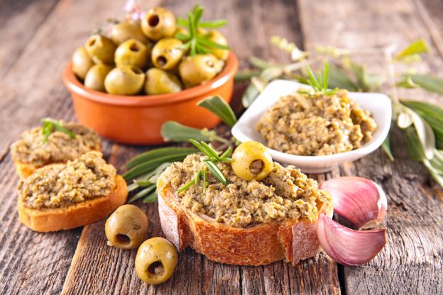 Patè d'olive verdi