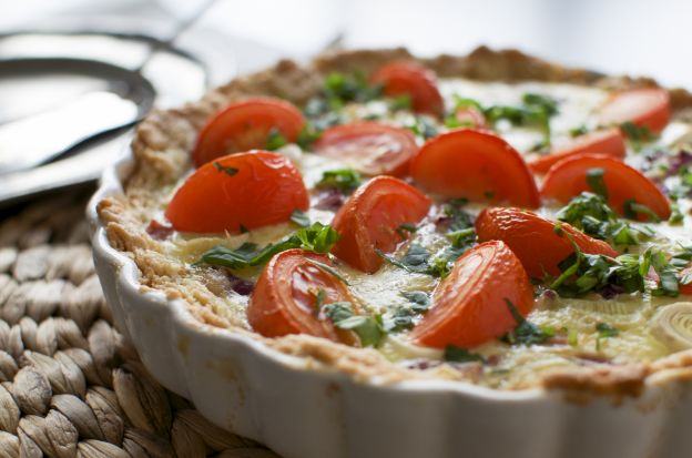 Crostata di verdure a basso contenuto di carboidrati