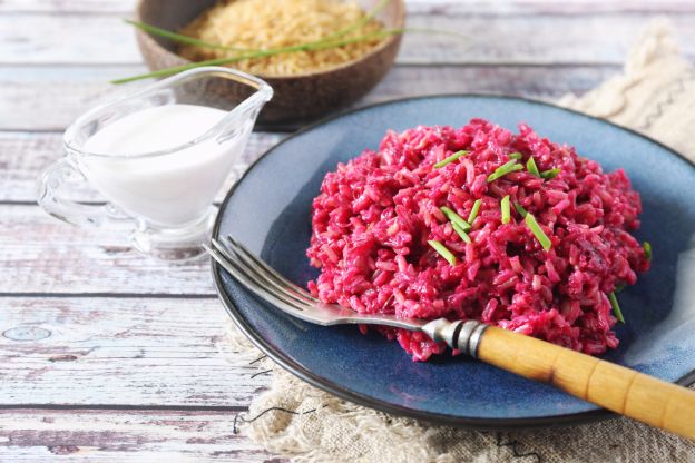 Risotto alla barbabietola