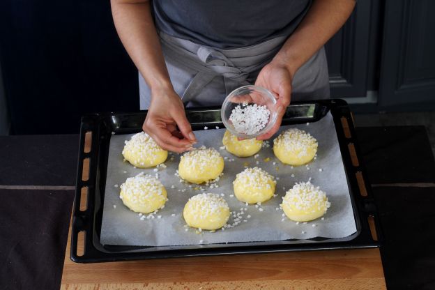 Preparazione delle brioches