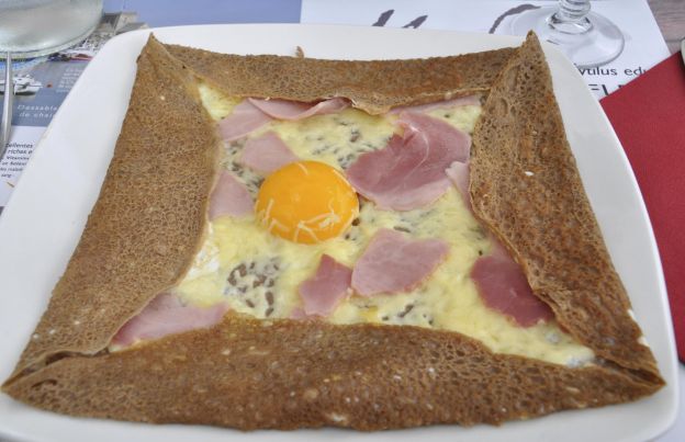 Crêpes et galettes au jambon