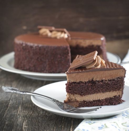 Torta al cioccolato ai due cioccolati