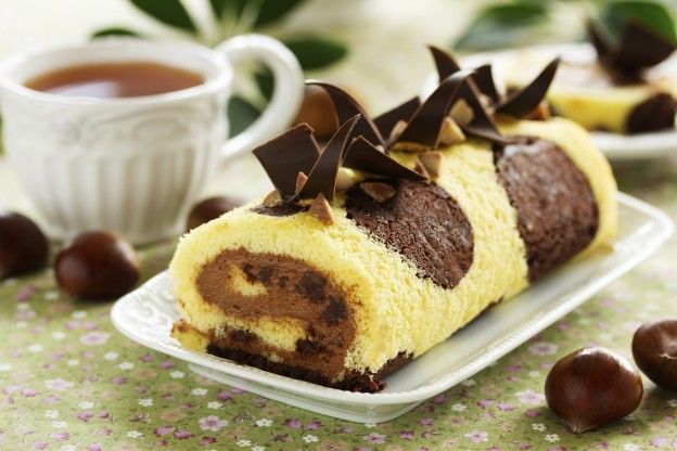 Rotolo cioccolato vaniglia