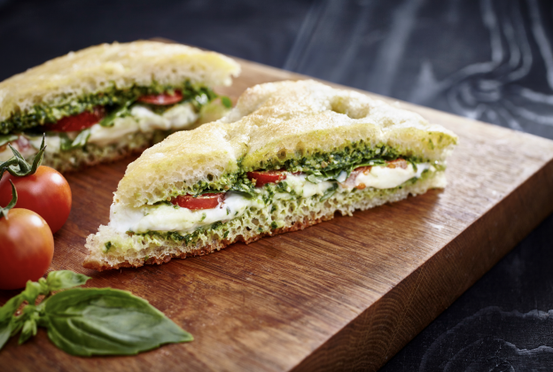 Sandwich con maionese di verdure