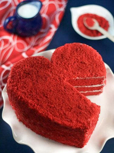 Cuore soffice alla crema  red velvet