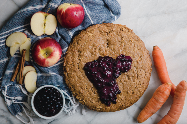 One pan carrot cake vegano