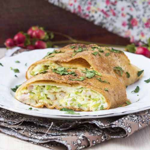 Strudel di zucchine, ricotta e basilico