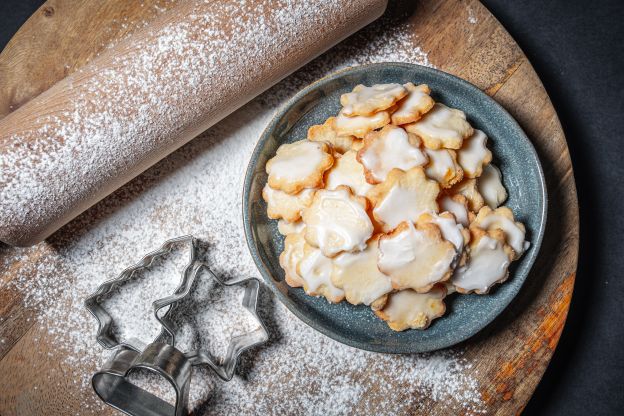 Biscotti glassati alla ricotta