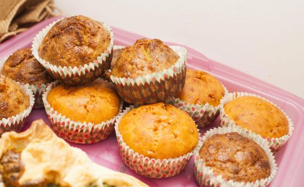 Muffin salati con speck e formaggio